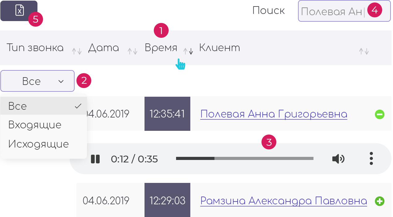 Call History